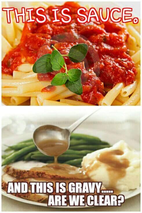 Sauce Vs Gravy