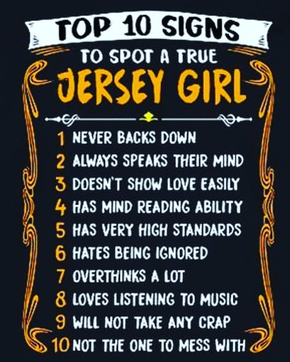 How to spot a True Jersey Girl
