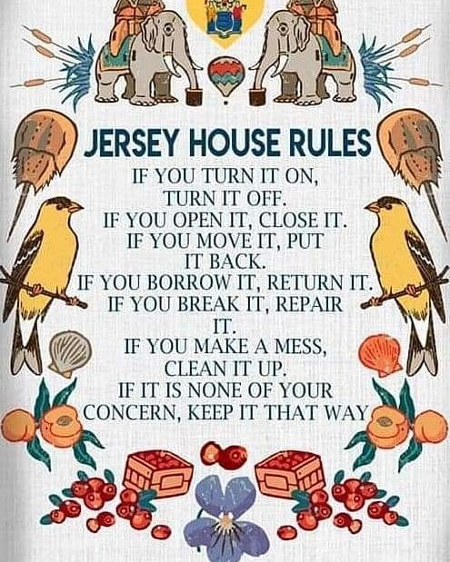 Jersey House Rules