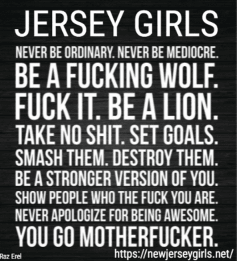 Jersey Girls Never Be Ordinary