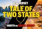 Infographic about the North vs South Jersey debate.