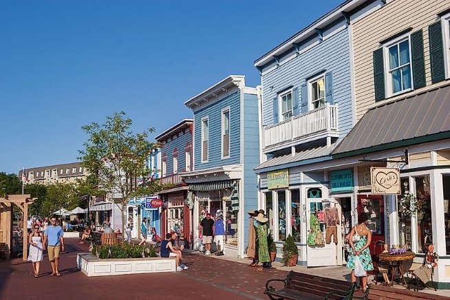 Charming New Jersey downtown main street